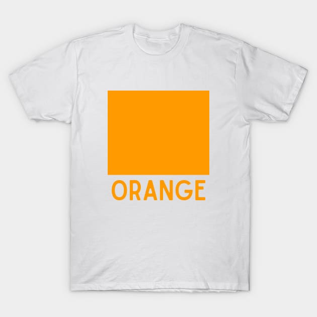 Learn Your Colours - Orange T-Shirt by DIYitCREATEit